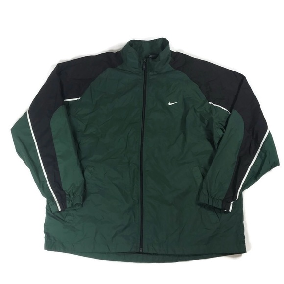 Nike Other - Nike Windbreaker jacket Mens XL green black top